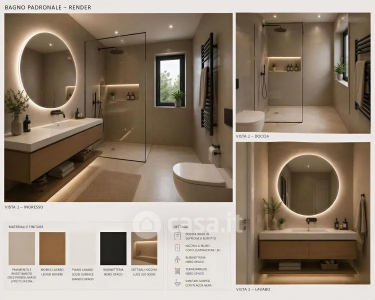 Salles de bain - Newly Constructed Apartment with Veranda in Sestu