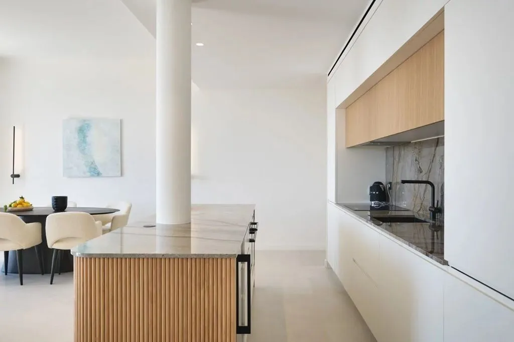 Cuisine - Appartement de Luxe avec Vue Mer à Cannes