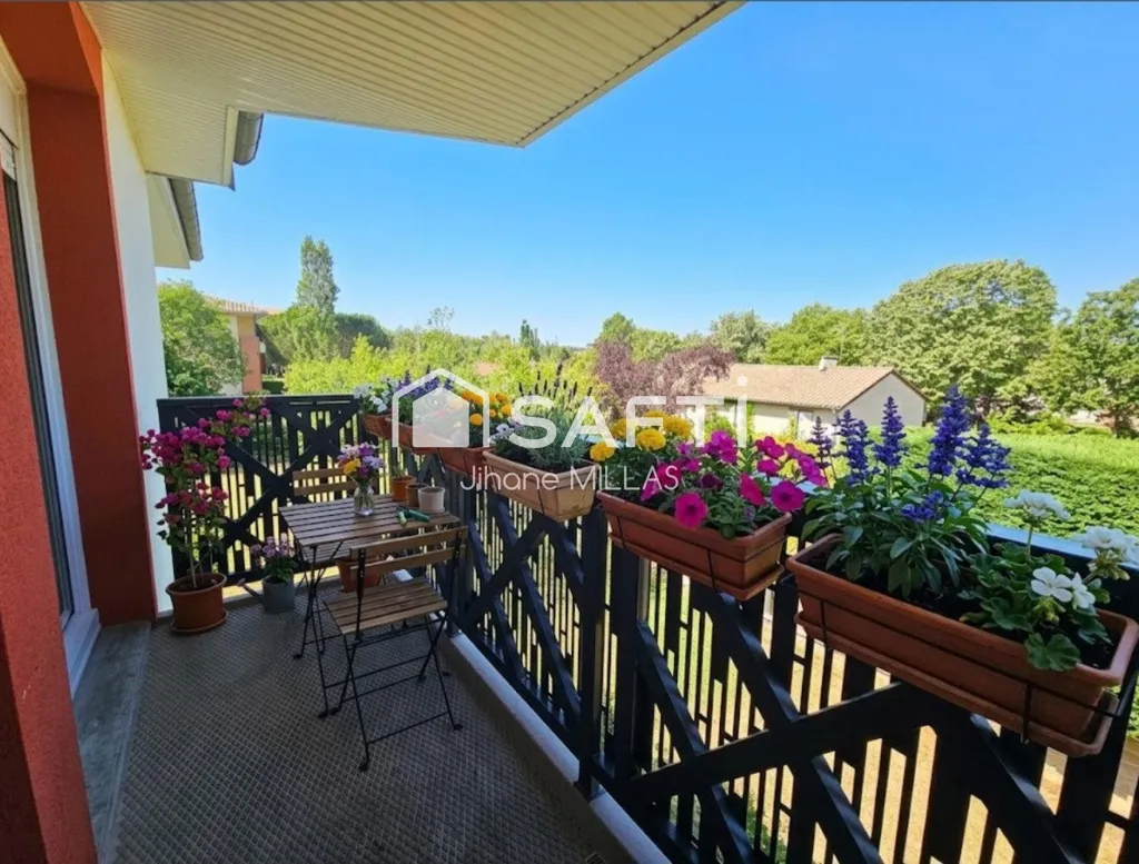 Balcon - Appartement 3 Pièces avec Garage à Blagnac