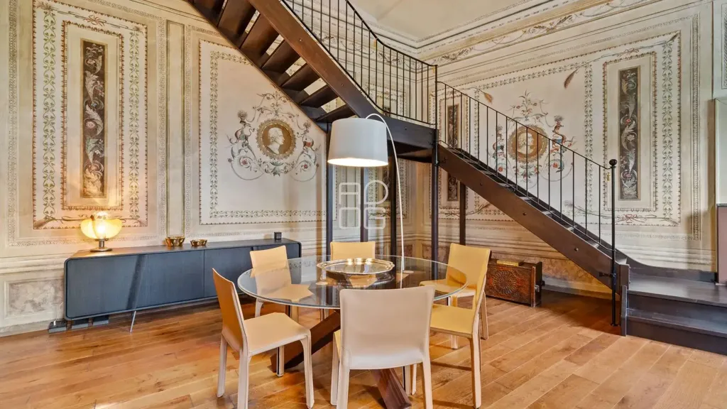 Dining Room - Historic Palazzo Apartment in Lonato