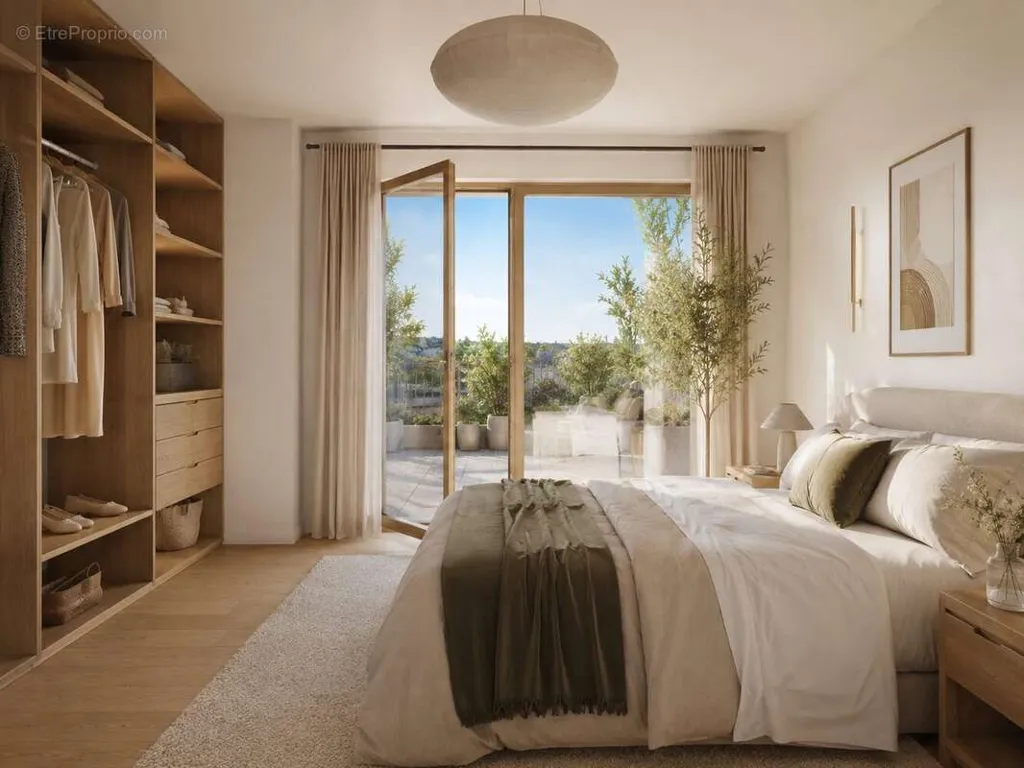 Chambres - Appartement Duplex avec Double Terrasse à Courbevoie