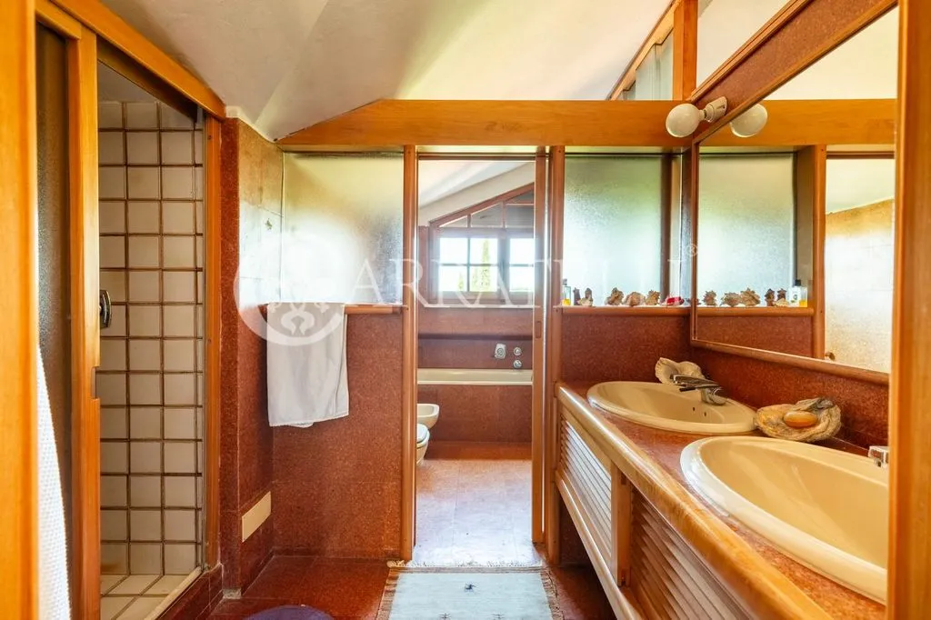 Salles de bain - Luxury Villa with Panoramic Pool near Massa Marittima