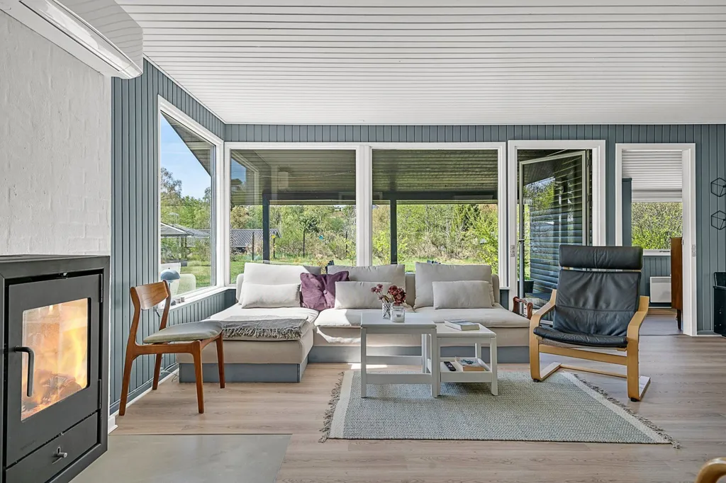 Séjour - Summer House with Sea View in Ebeltoft