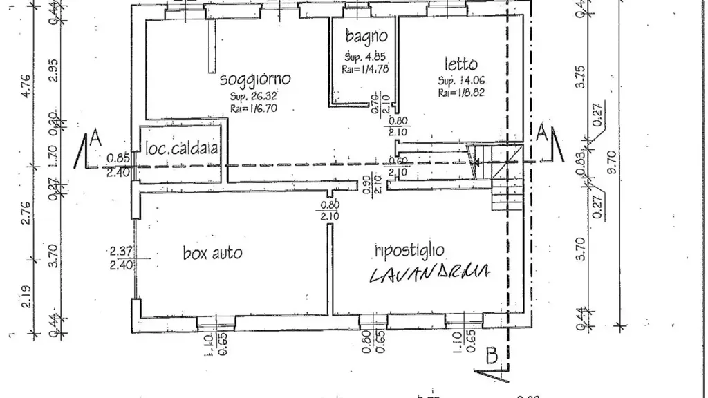 Plan - Rustic Villa with Garden in Oltremonte, Coli