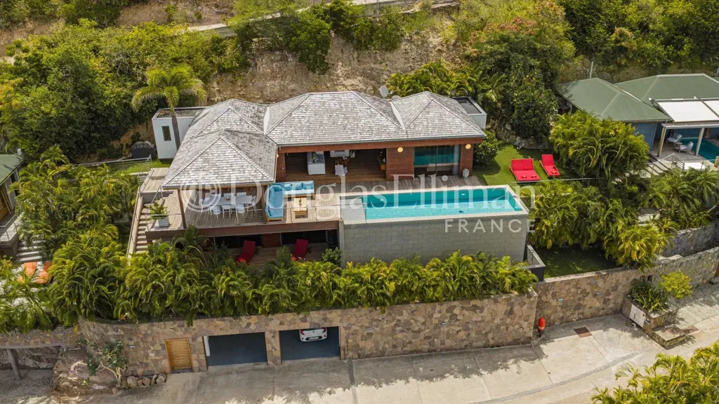 Õhuvaade - Villa with Panoramic Views in Pointe Milou