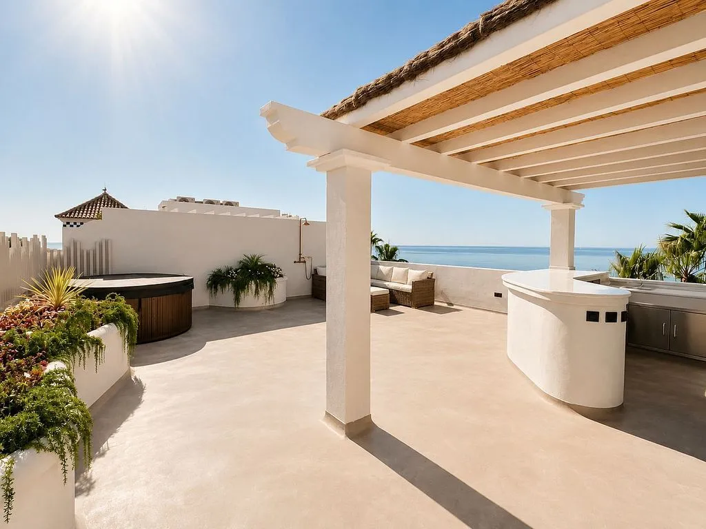 Terrazza - Duplex with Sea View and Pool in Estepona