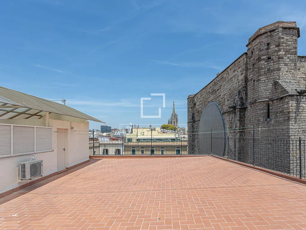 Terrasse - Refurbished Apartment with Central Patio in Barcelona