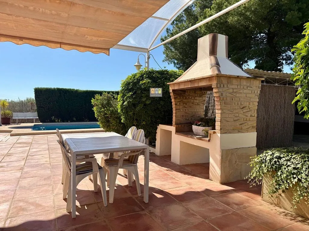 Terrasse - Chalet with Sea Views and Pool in Planet
