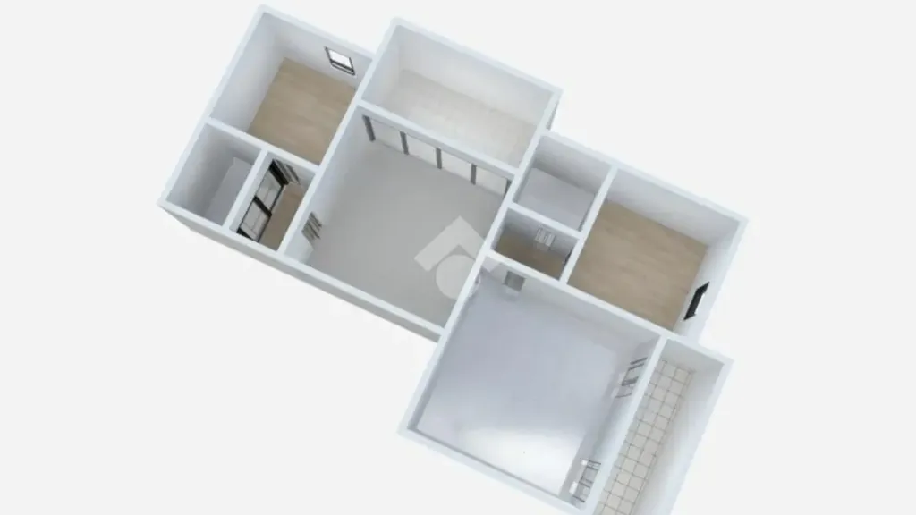 Planimetria - Appartamento con loggia e affaccio sul verde a Basiglio