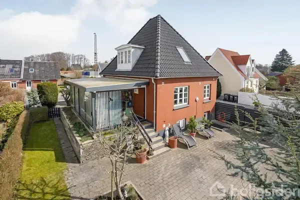 Vue aérienne - Villa with Garden in Middelfart
