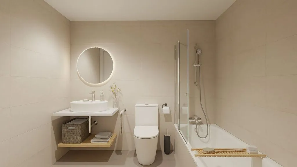 Salles de bain - New Flat with Pool in Sant Cugat del Vallès