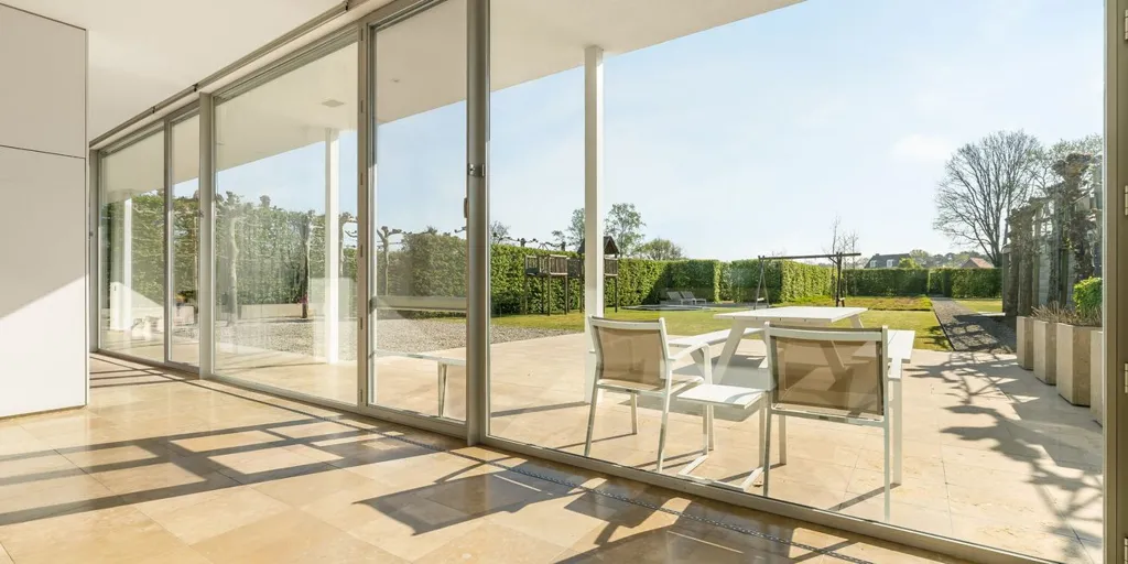 Terrace - Modern Villa with Wellness Area in Dessel