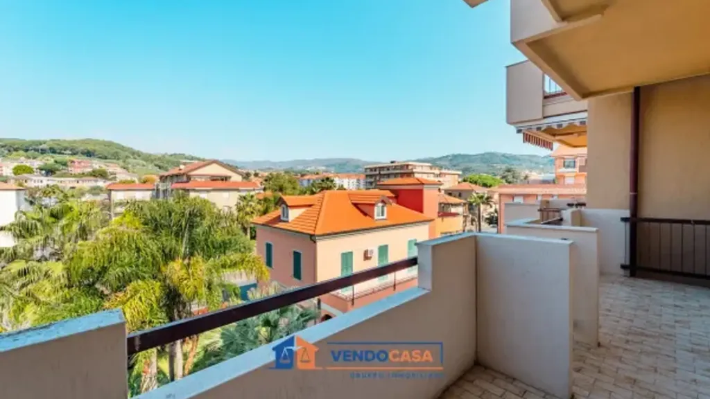 Balcon - Third-Floor Flat with Sea View in San Bartolomeo al Mare