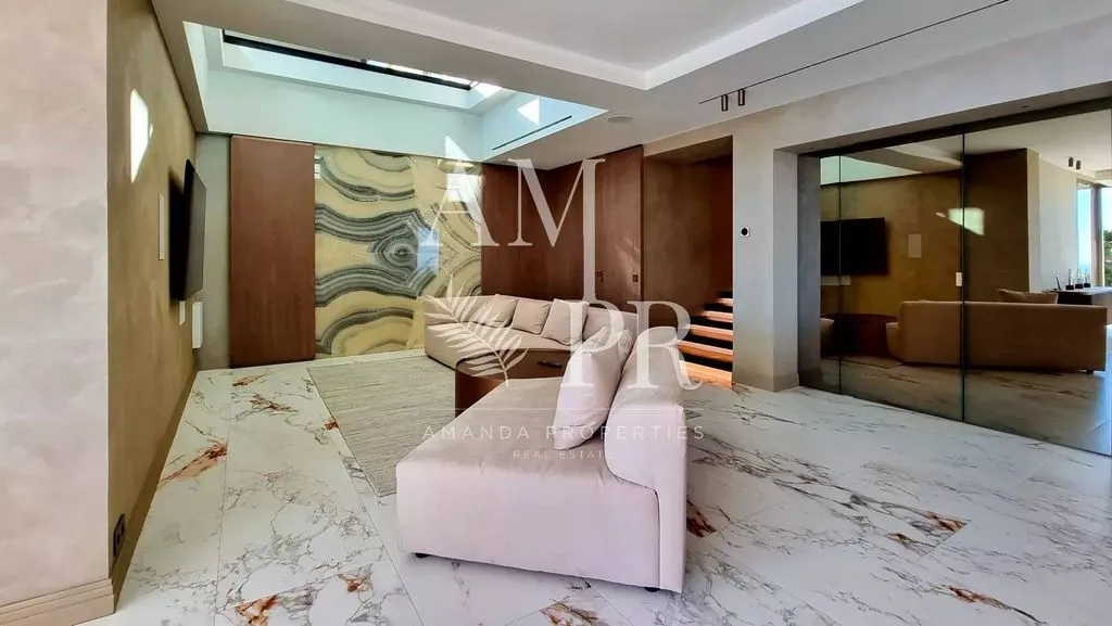 Séjour - Villa Luxe avec Vue Mer à Cannes