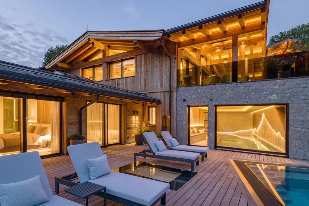 Piscine - Luxury Chalet with Indoor/Outdoor Pools in Reith