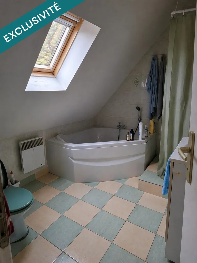 Salles de bain - Maison avec Grand Jardin Arboré près de Pluvigner