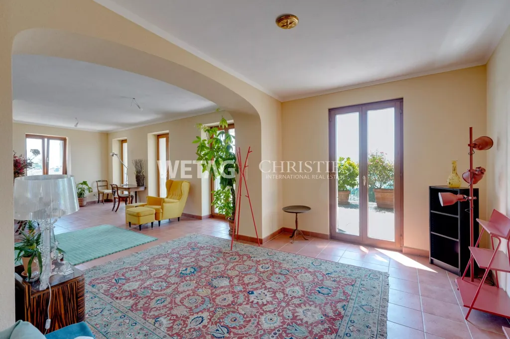 Soggiorno - Lake View Apartment with Pool in Ruvigliana