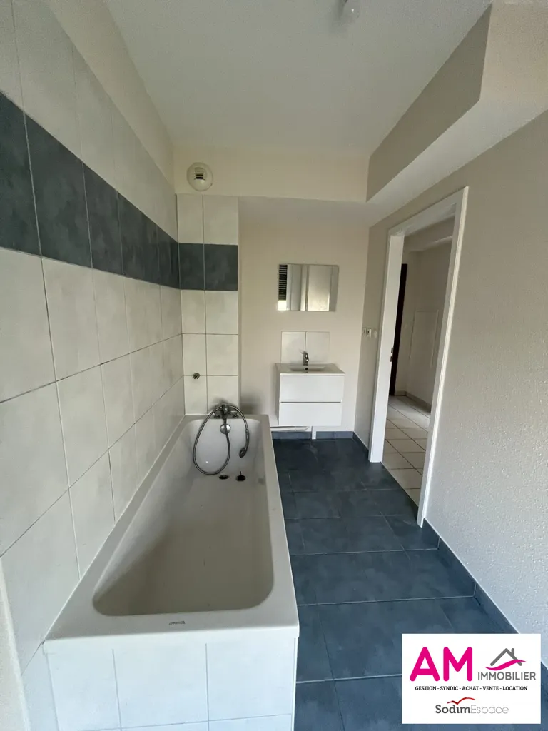 Salles de bain - Appartement avec Balcon dans Copropriété Moderne à Cernay