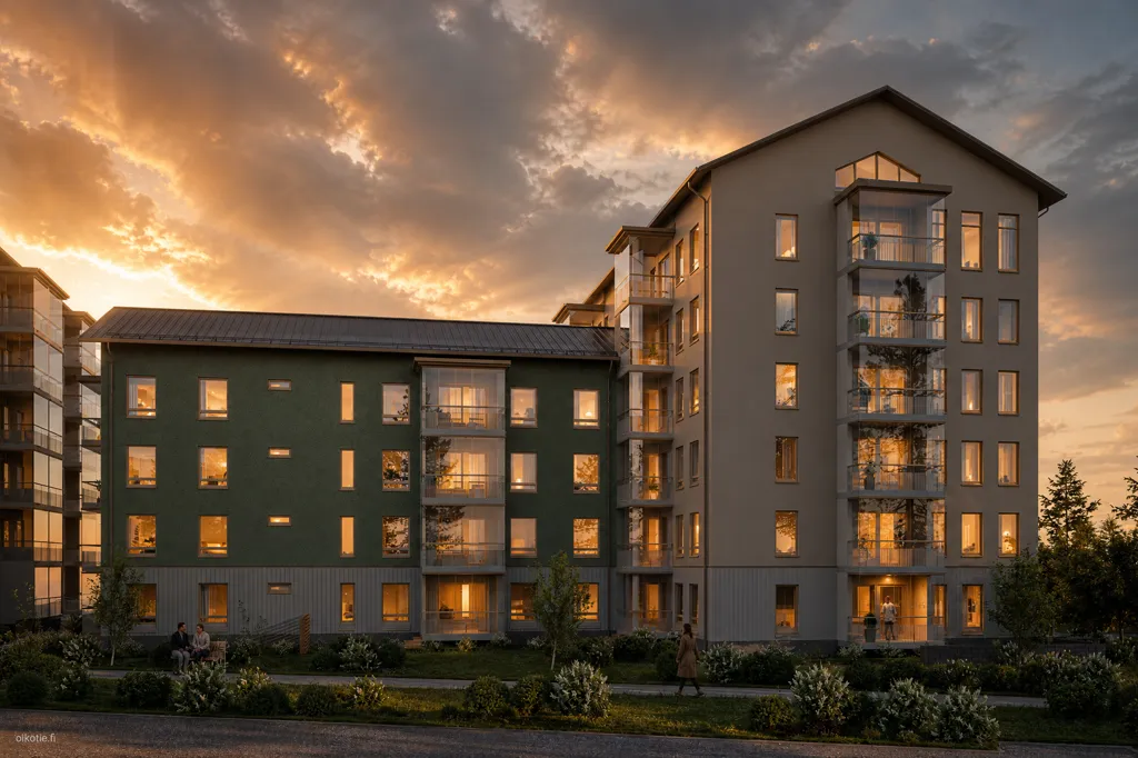 Välivaade - Modern Studio with Balcony in Tampere
