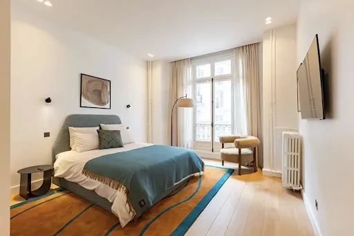 Chambres - Appartement de Luxe Haussmannien avec Vue Panoramique à Paris 8ᵉ