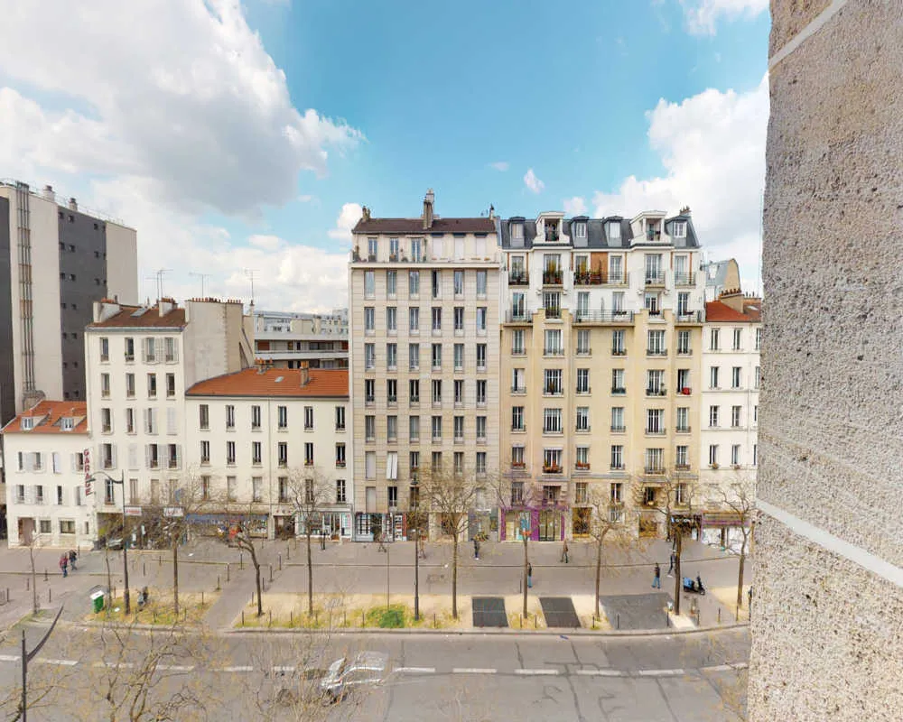 Balcon - Chambre Meublée avec Vue Calme à Auteuil