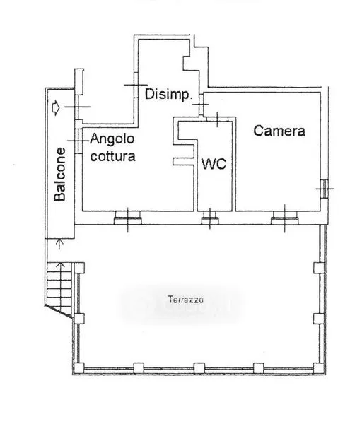 Plaan - Rented Duplex with Terrace in Mombaruzzo