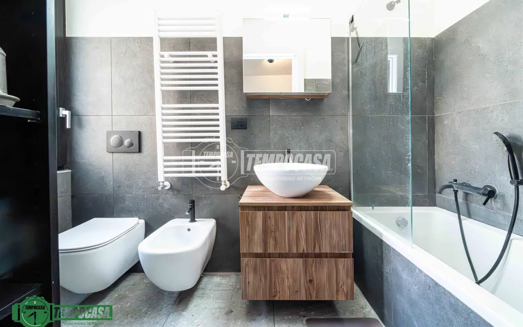 Salles de bain - Quadrilocale with Double Terraces in Milan