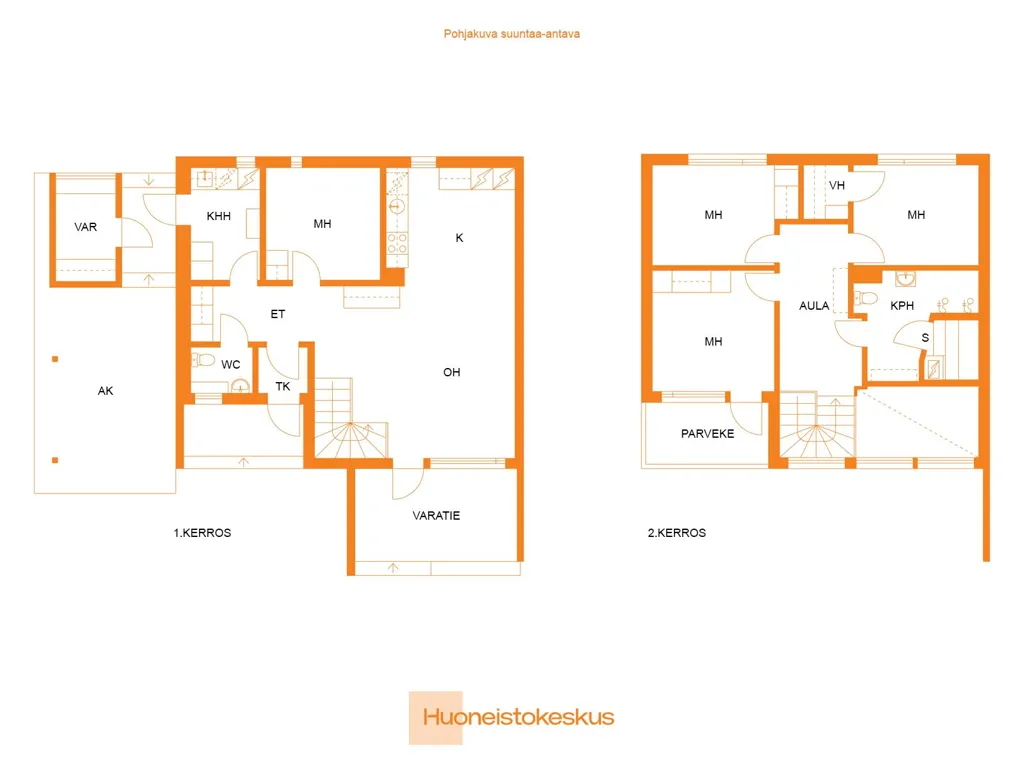 Plan - Spacious Terraced House with Garden in Oulu