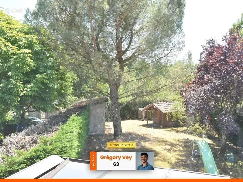 Vista aerea - Rustic House with Garden and Pool in Noalhat