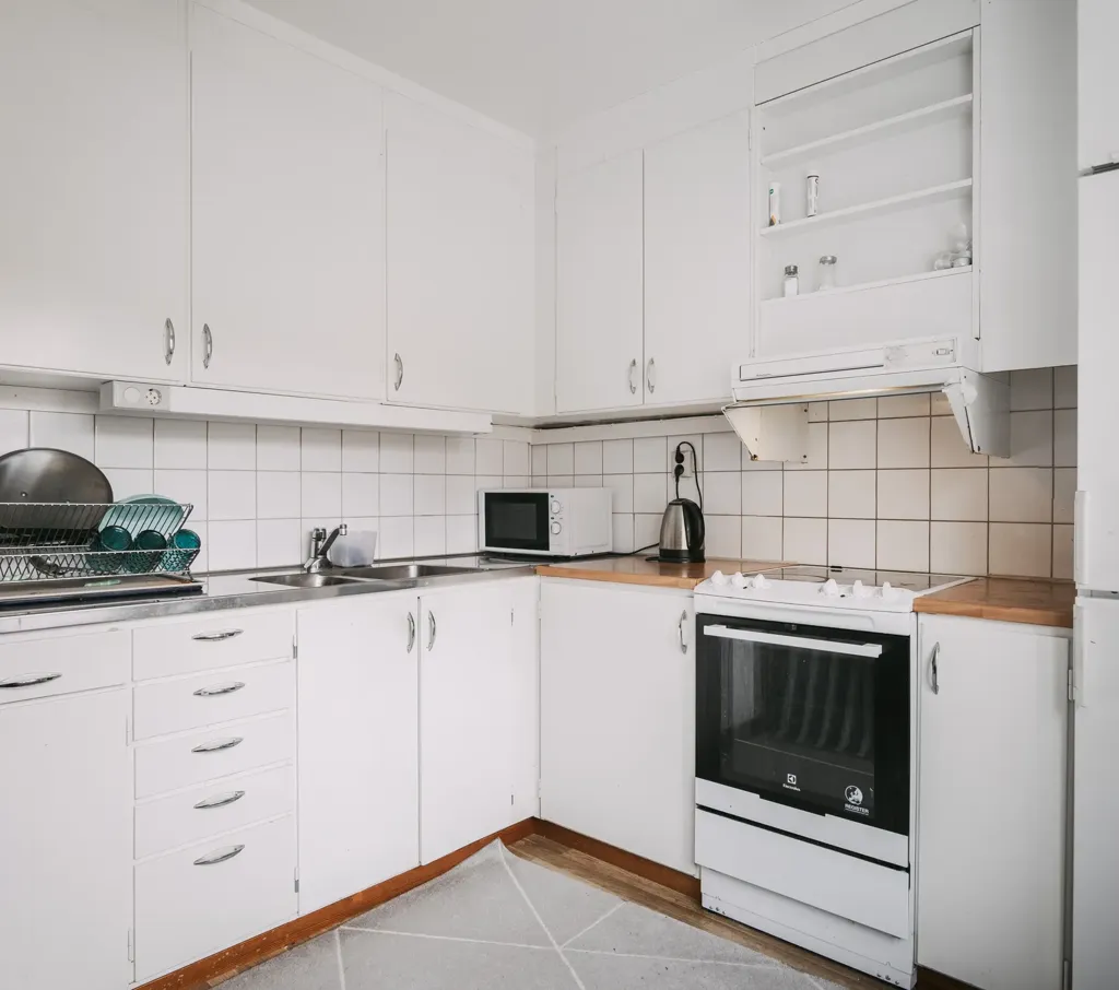 Cuisine - 1-Bedroom Flat with Renovated Features in Akaciastigen