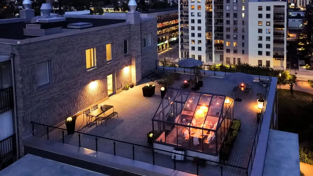 Õhuvaade - Apartment with Large Balcony in Östermalm