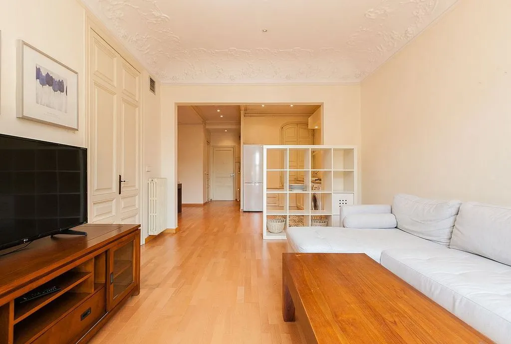 Séjour - Modernist Flat with Balcony in L'Antiga Esquerra