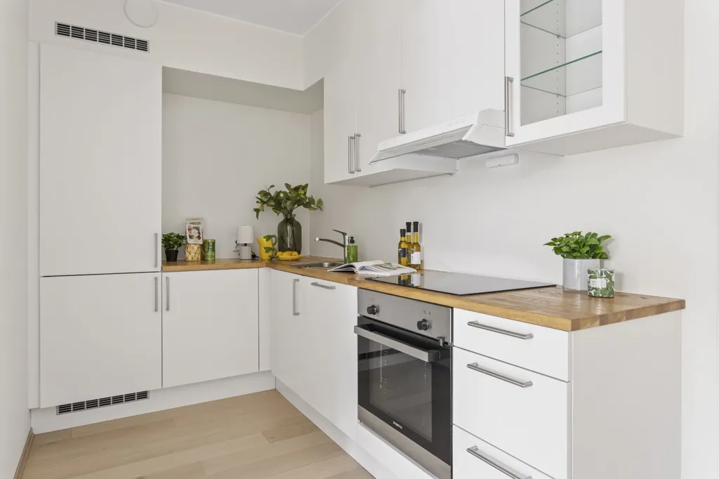 Cuisine - Modern 2-Bedroom Apartment with Terrace in Nesttun