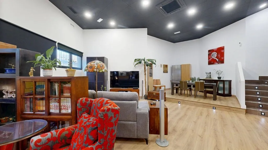 Séjour - Modern Loft with High Ceilings in Murcia
