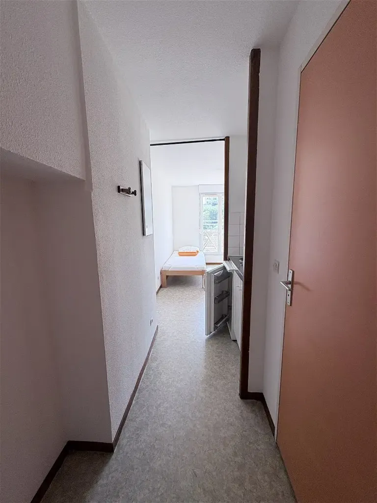 Entrée - Studio Meublé avec Balcon à Saint-Étienne