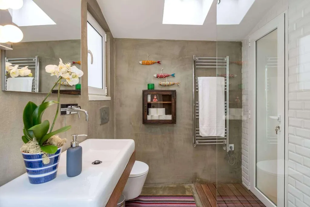 Salles de bain - 1-Bedroom Apartment with Terrace in Estrela, Lisbon