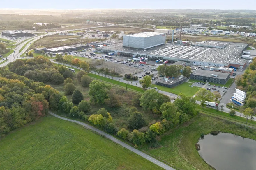 Õhuvaade - Commercial Plot near OUH and E20 in Odense
