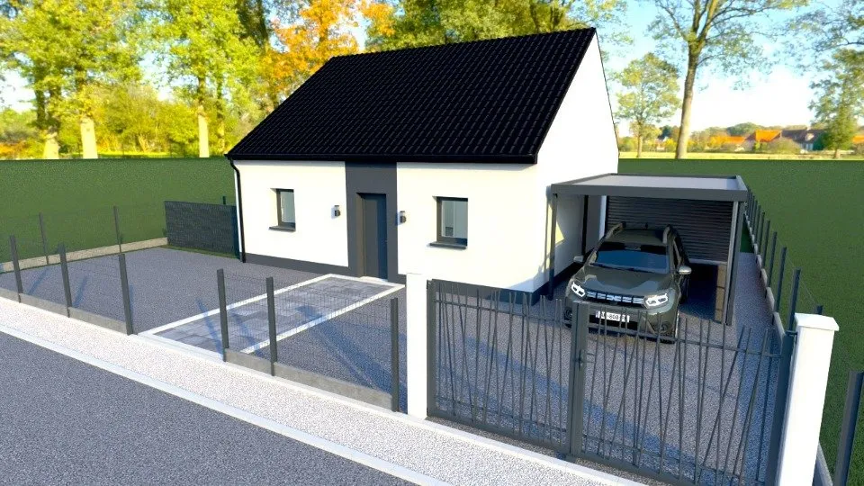 New Timber Frame House with Garden in Baralle