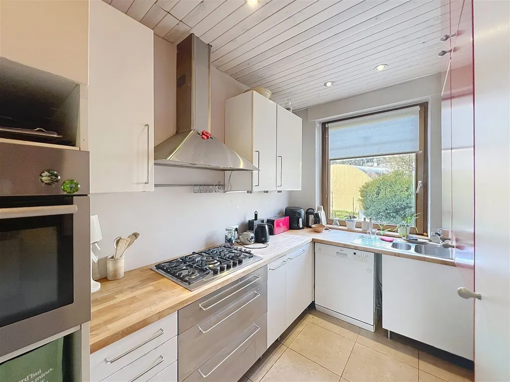 Köök - Renovated House with Garden in Chênée