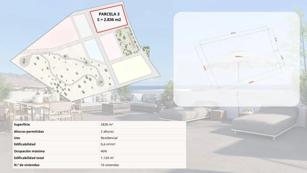 Plan - Development Land in Nova Mojón Hills, Cartagena