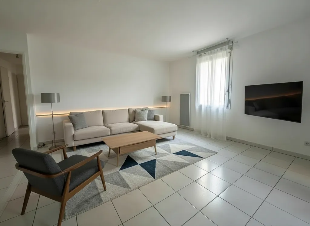Séjour - Appartement avec Terrasse et Piscine à Toulouse