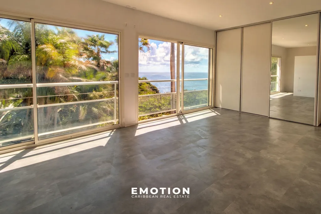 Soggiorno - Villa with 180° Sea View in Sainte-Anne