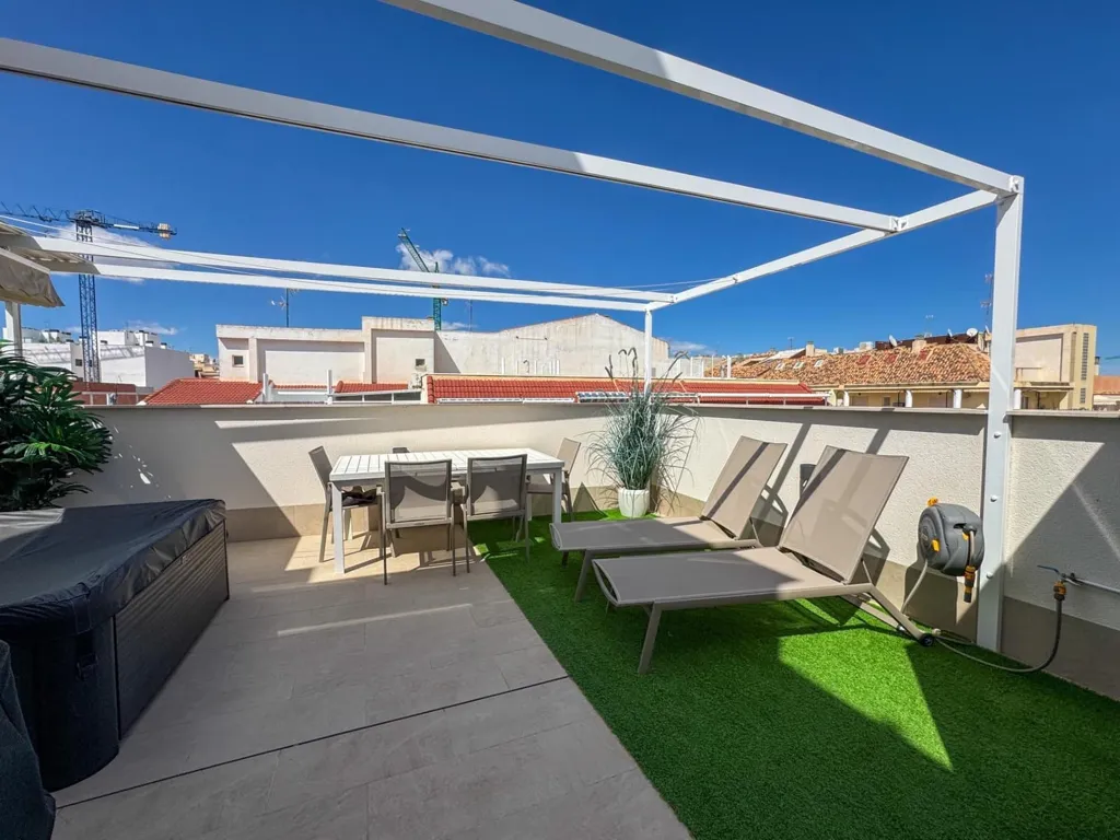 Terrasse - Duplex with Rooftop Solarium in Playa del Cura
