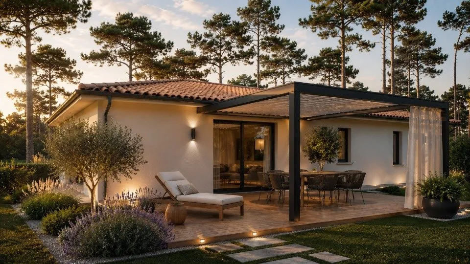 Terrasse - Villa Anou'ka + Terrain au Calme à Saint-Vincent-de-Tyrosse