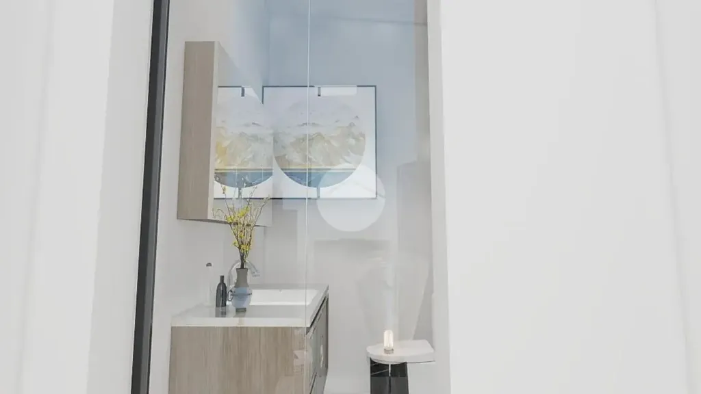 Bagni - Modernised Triplex with Balcony in Milan