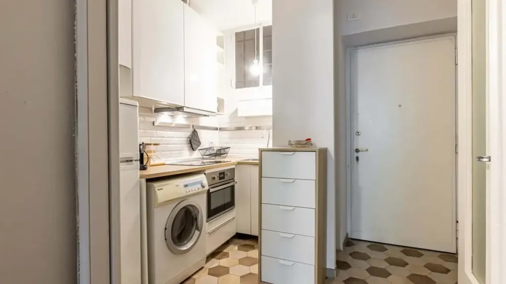 Cuisine - Charm Apartment with Balcony in Milan