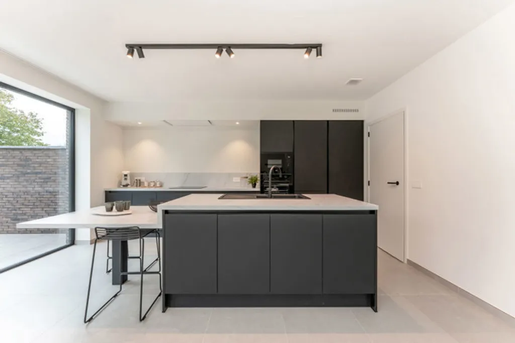 Cucina - Newly Built House with Terrace in Wingene