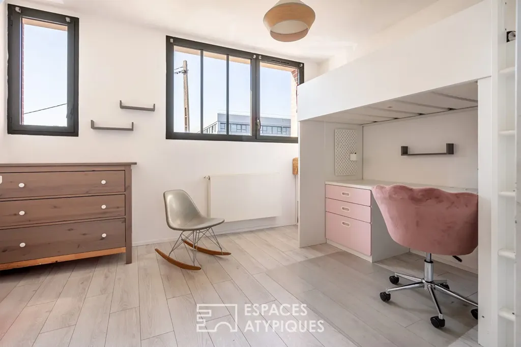 Chambres - Loft en Duplex avec Verrière à Saint-Ouen