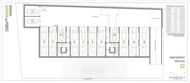 Planimetria - Newly Constructed Apartment with Balcony in Riccione