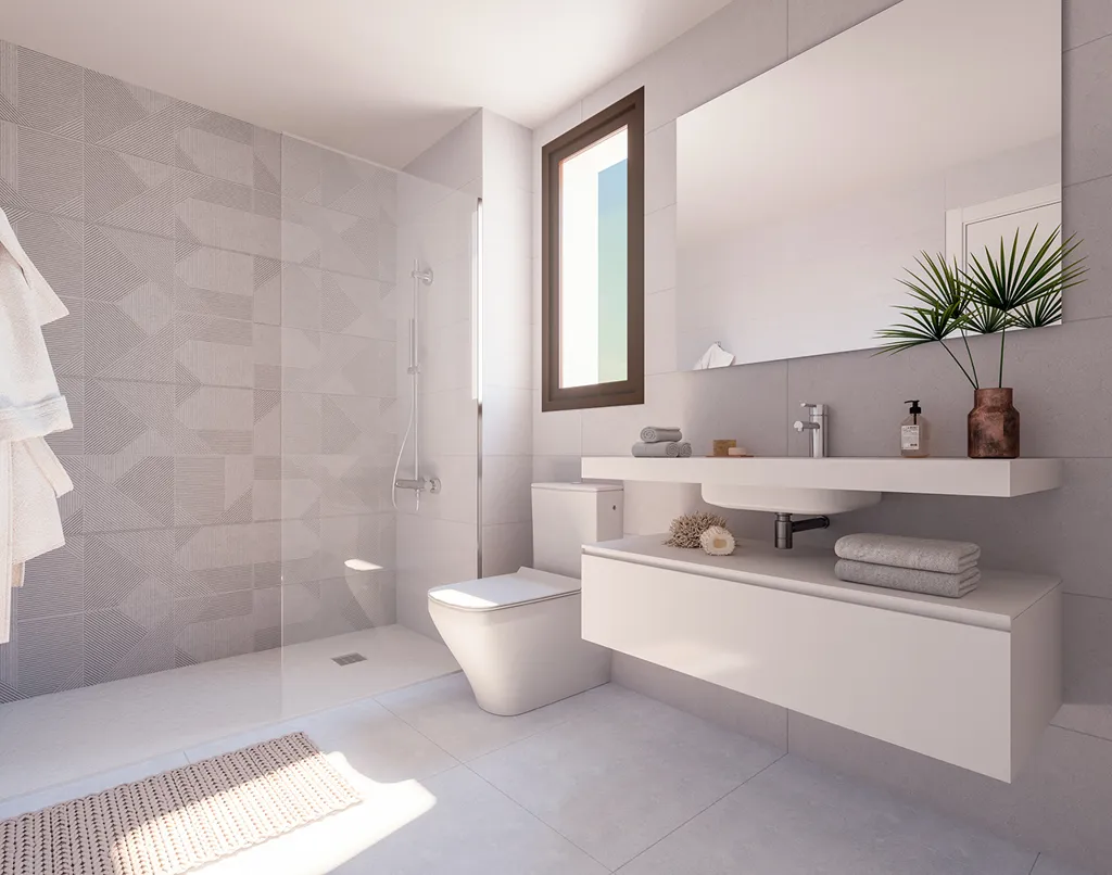 Salles de bain - Modern Apartment with Pool in Estepona
